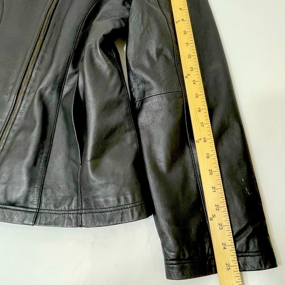 BURK’S BAY LEATHER Ladies Coat Jacket - Picture 14 of 15